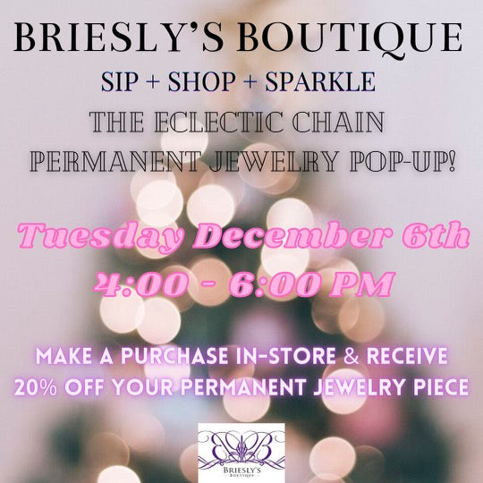 Permanent Jewelry Pop Up