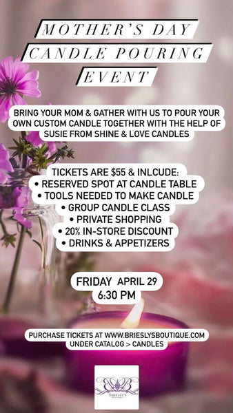 MOTHER’S DAY CANDLE EVENT