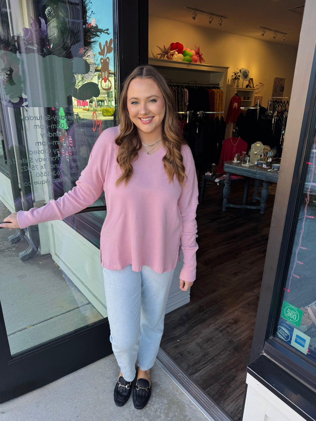 Maritza Waffle Knit Sweater