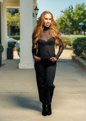 Toast Of The Town Mesh Top