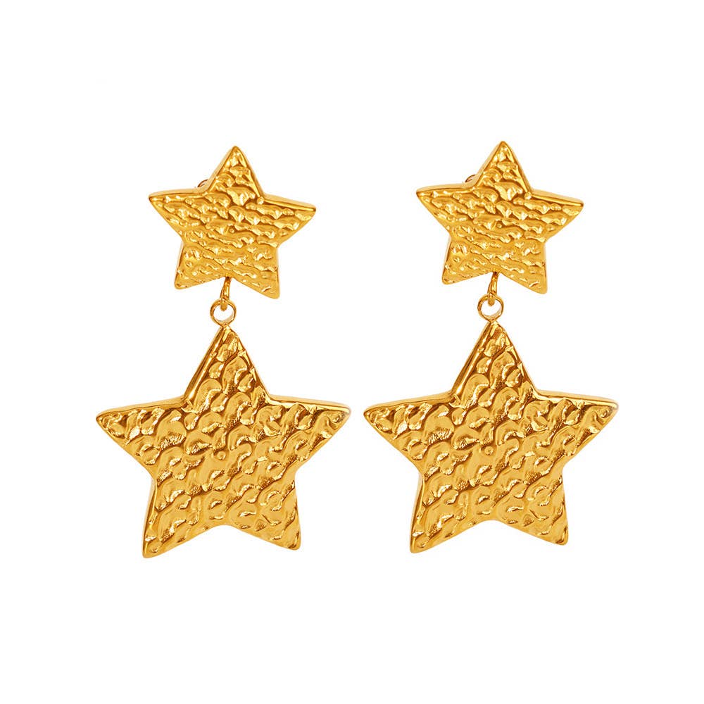 Savvy Bling Star Earrings