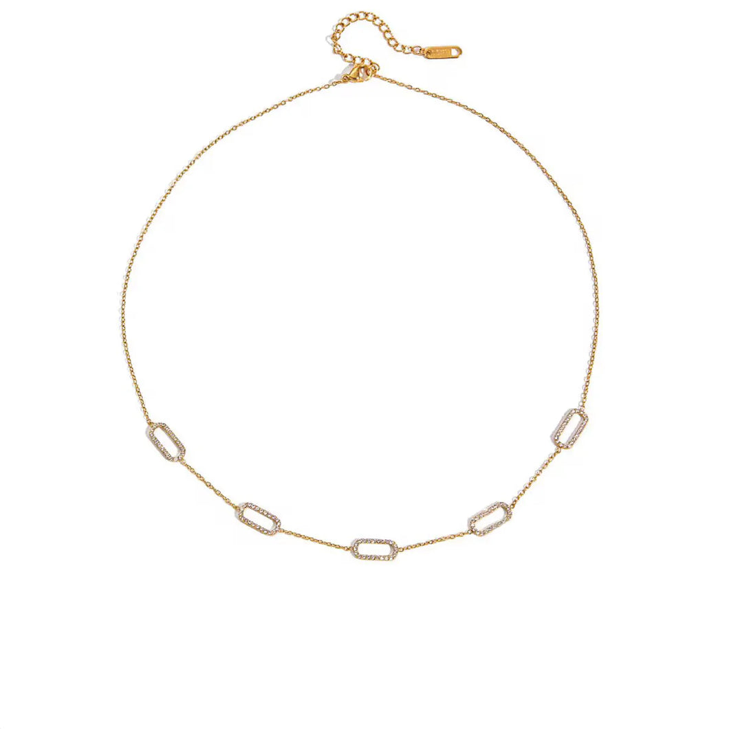 Savvy Bling Link Necklace